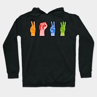 2023 hand sign Hoodie